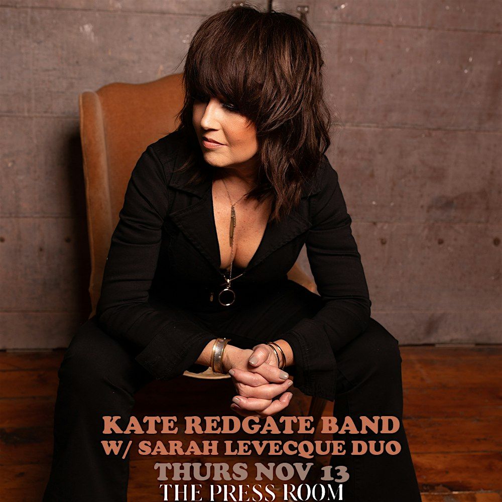 Kate Redgate Band w\/ Sarah Levecque Duo