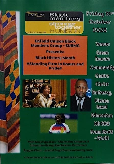 EUBMG - Black History Month Event - Standing Firm in Power and Pride