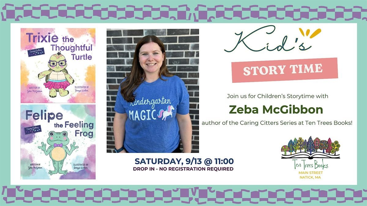 Kids Story Time at Ten Trees Books in Natick