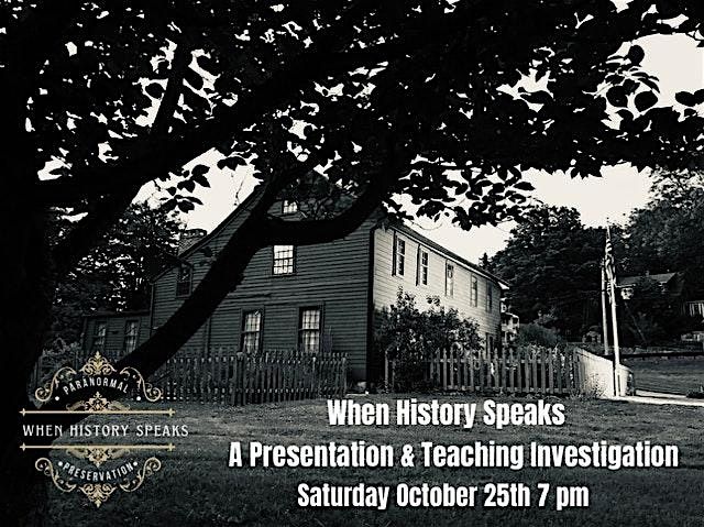 When History Speaks: A Presentation and Teaching Investigation
