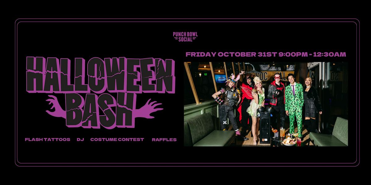 Arlington, VA - Halloween Bash @ Punch Bowl Social