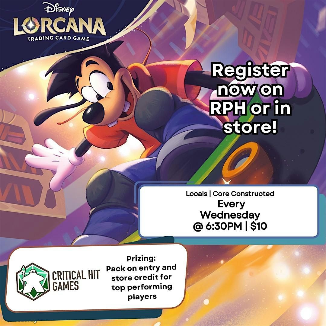 Lorcana TCG Weekly events