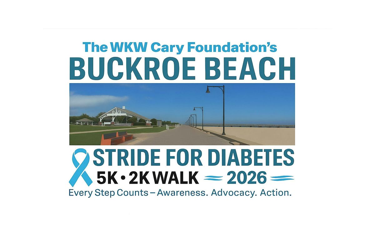 Buckroe Beach Stride for Diabetes 2026 \u2013 5K & 2K Walk
