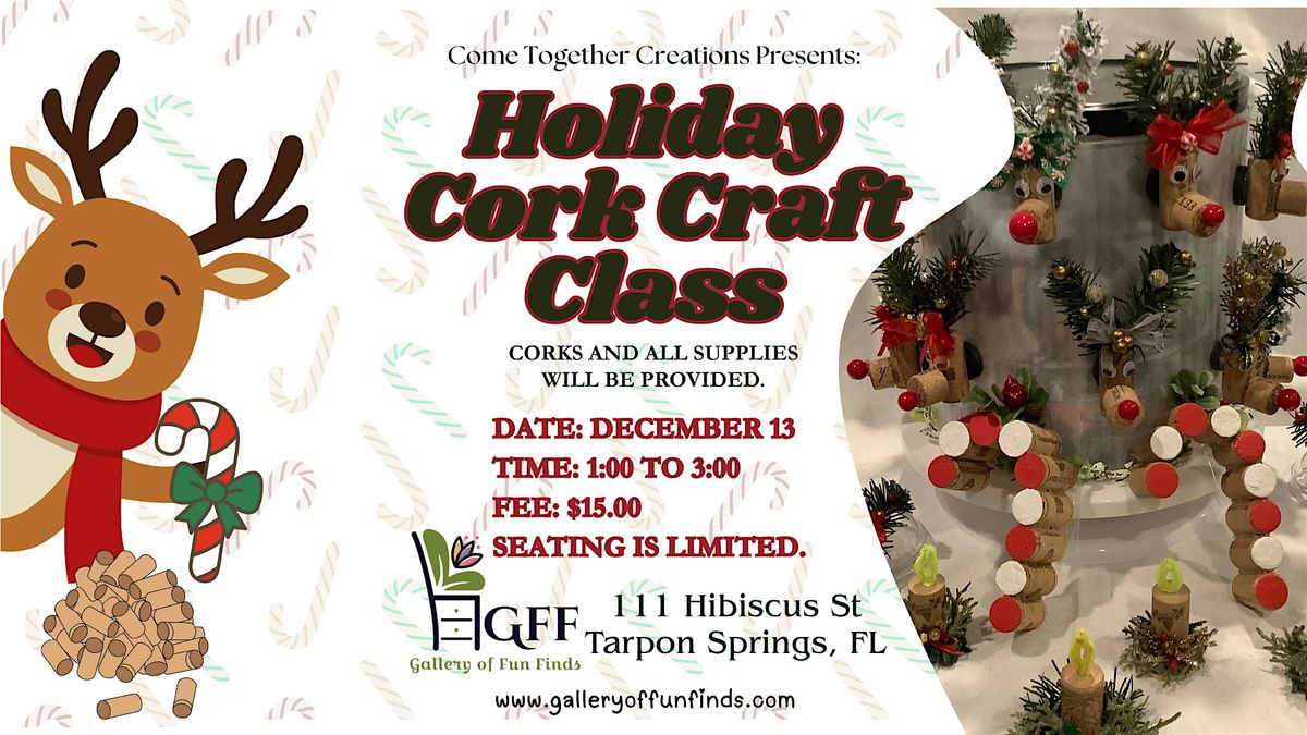 Holiday Cork Craft Class