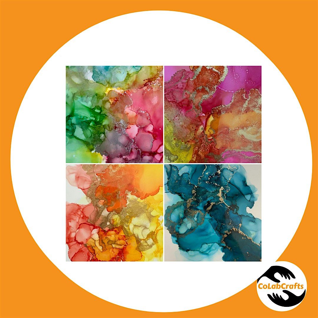 Alcohol Ink Magic: Create Your Own Colorful Masterpiece!