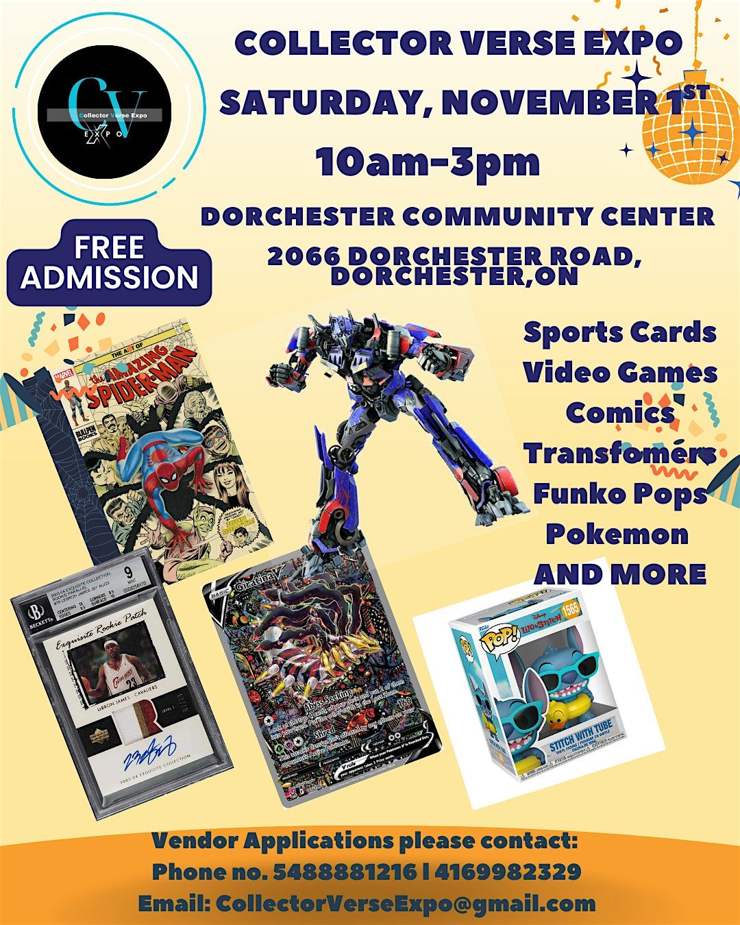 Collector Verse Expo Dorchester Ontario\u2013 Fall Edition