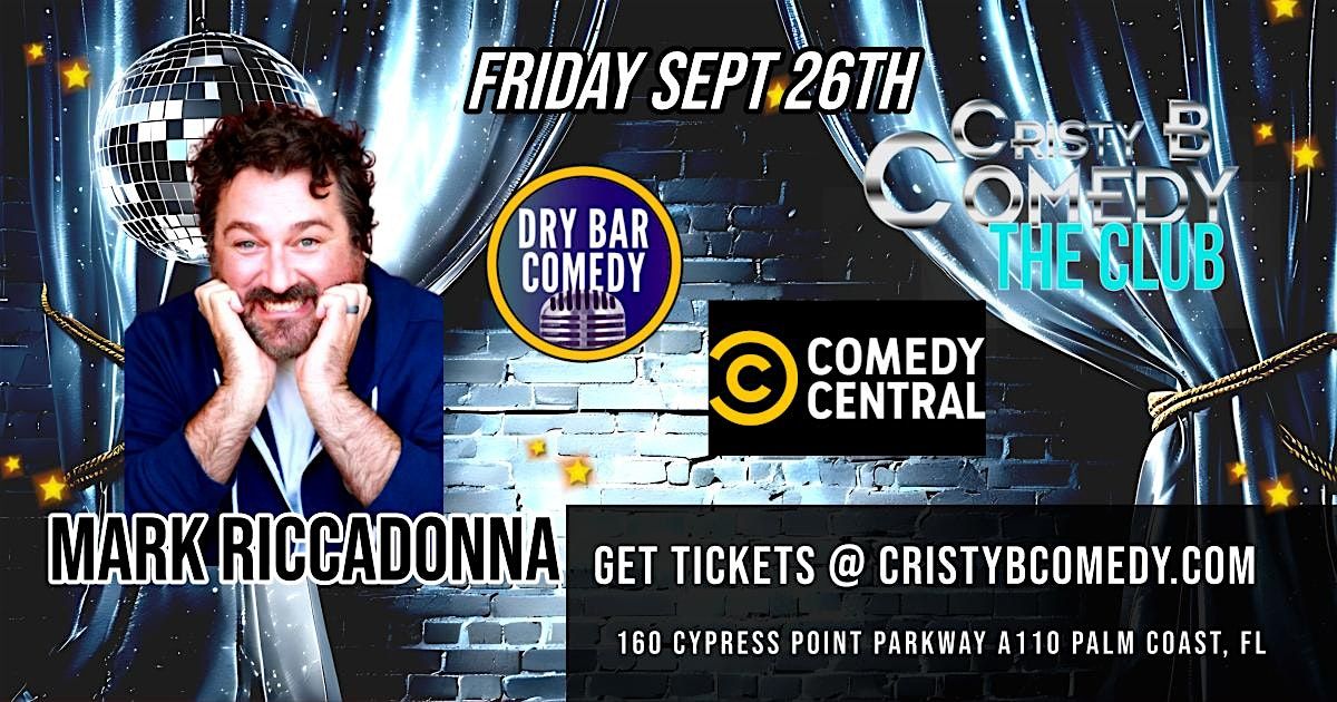 Friday Night Comedy with Mark Riccadonna 8:30pm