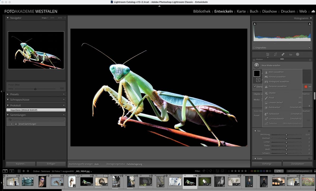 Einsteiger-Workshop Lightroom Classic