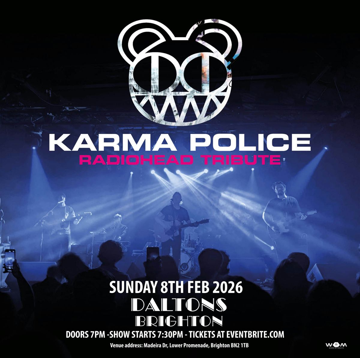Karma Police - Radiohead tribute at Daltons Brighton 8\/2\/26