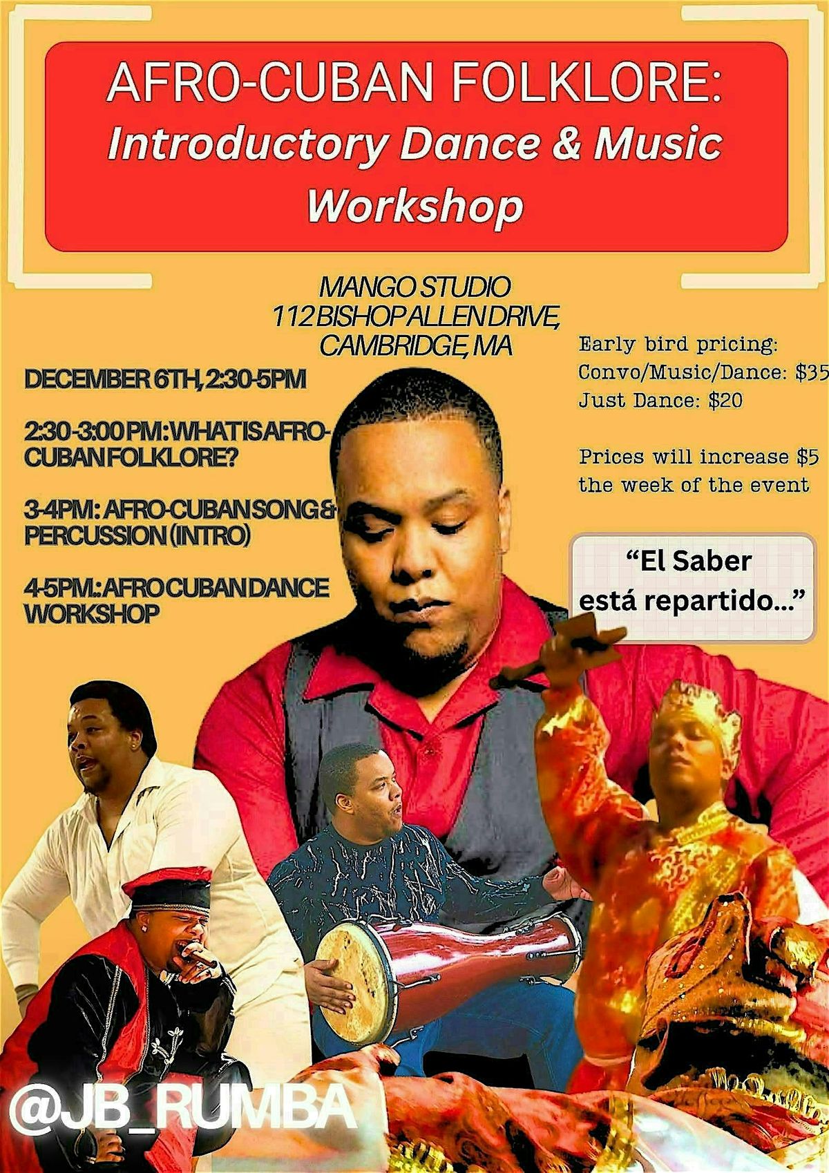 Intro to Afro Cuban Dance and Music