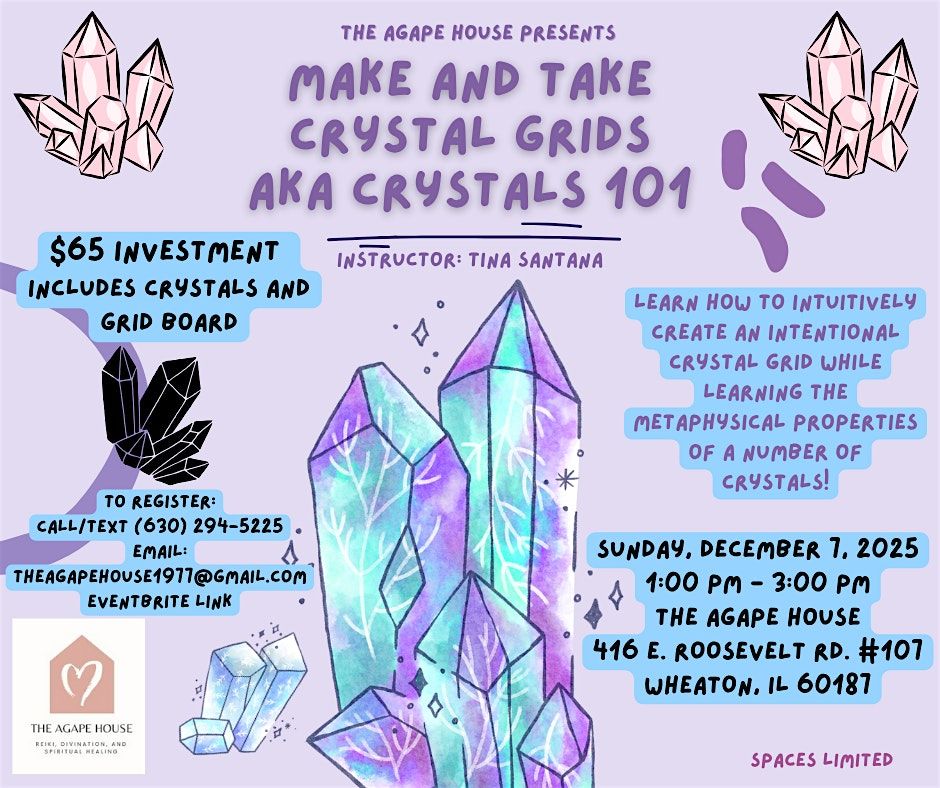 Make and Take Crystal Grids aka Crystals 101