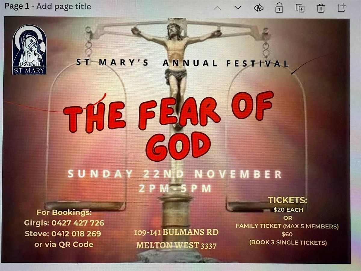 St Mary's Annual Festival