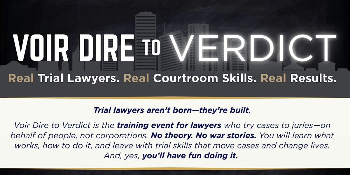 Voir Dire to Verdict