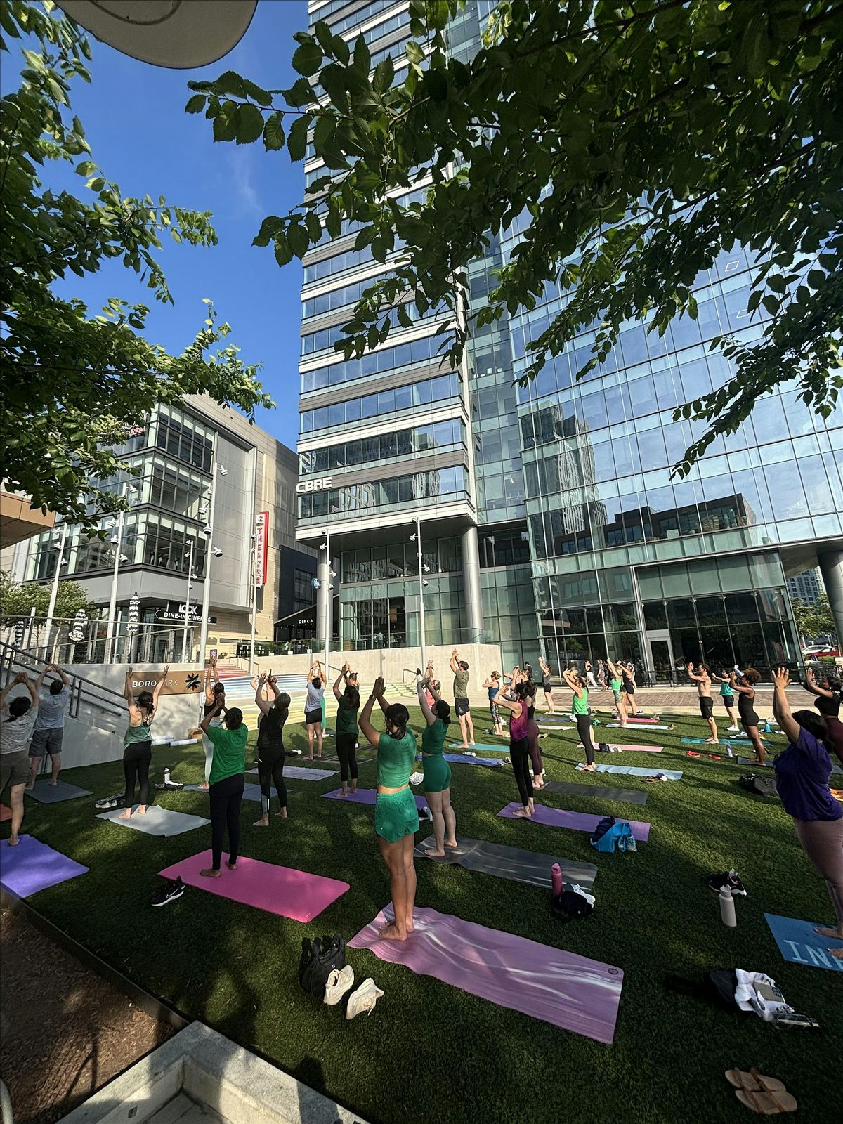 FREE "FEEL GOOD" Summer YOGA at the boro