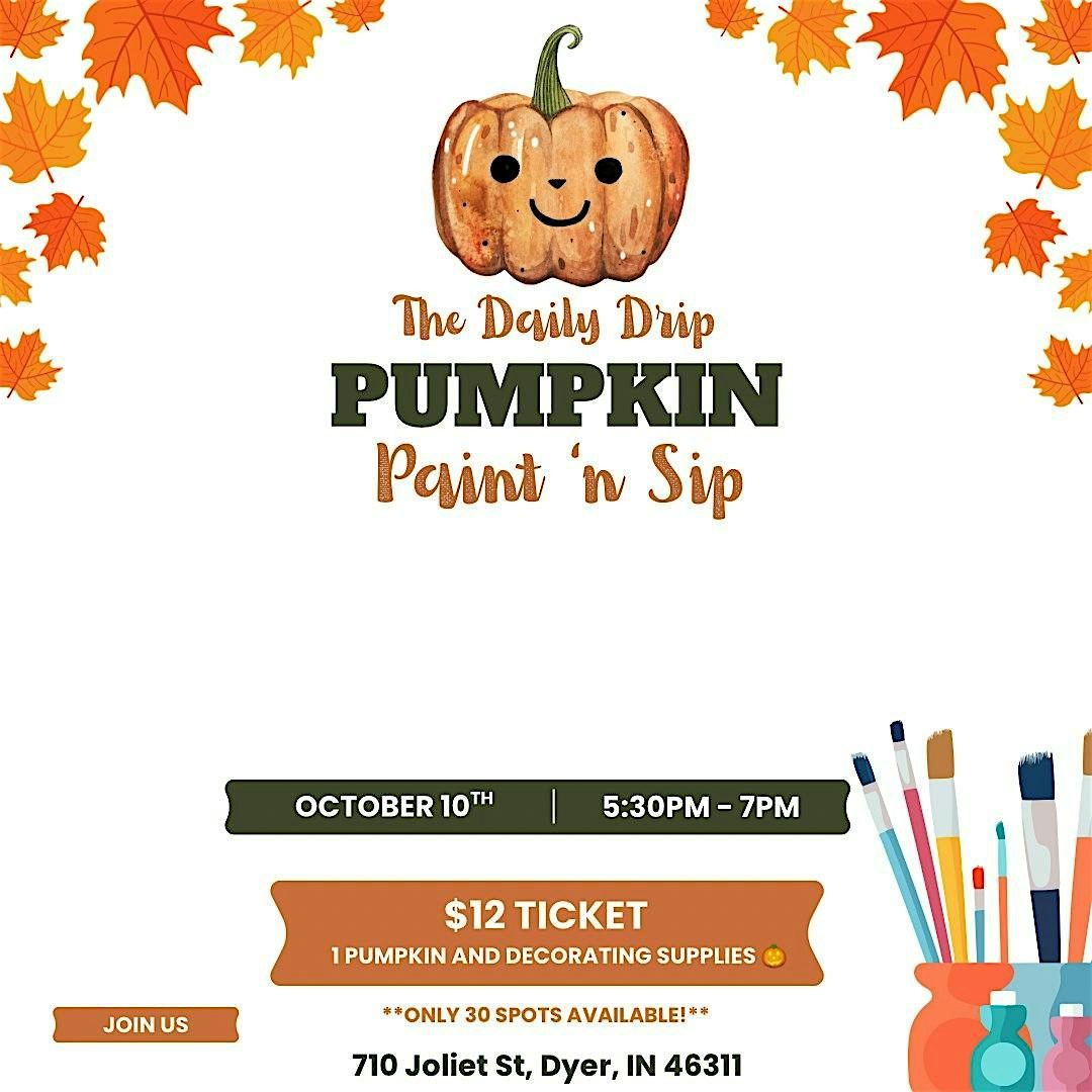 Pumpkin Painting @ The Daily Drip
