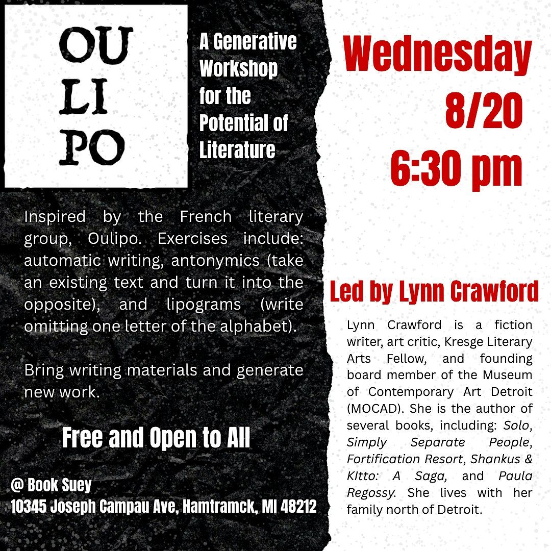 OuLiPo Writing Workshop