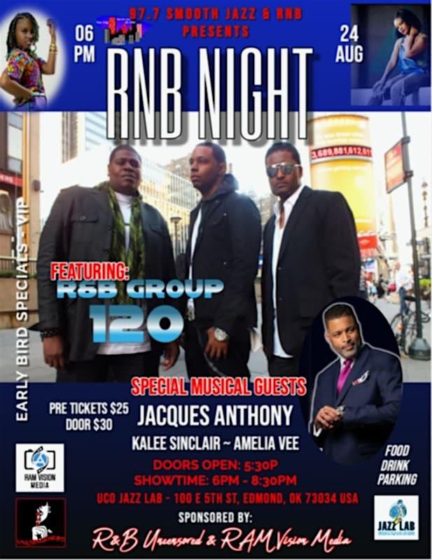 Rnb Uncensored and Ramvison Media Present: RnB Night live at UCO Jazz Lab