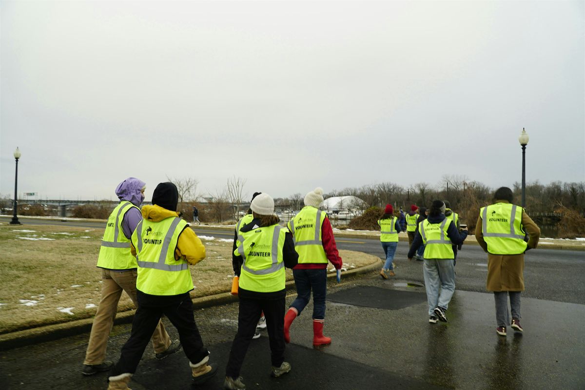 Community Invasive Removal and Park Cleanup at Oxon Run Park