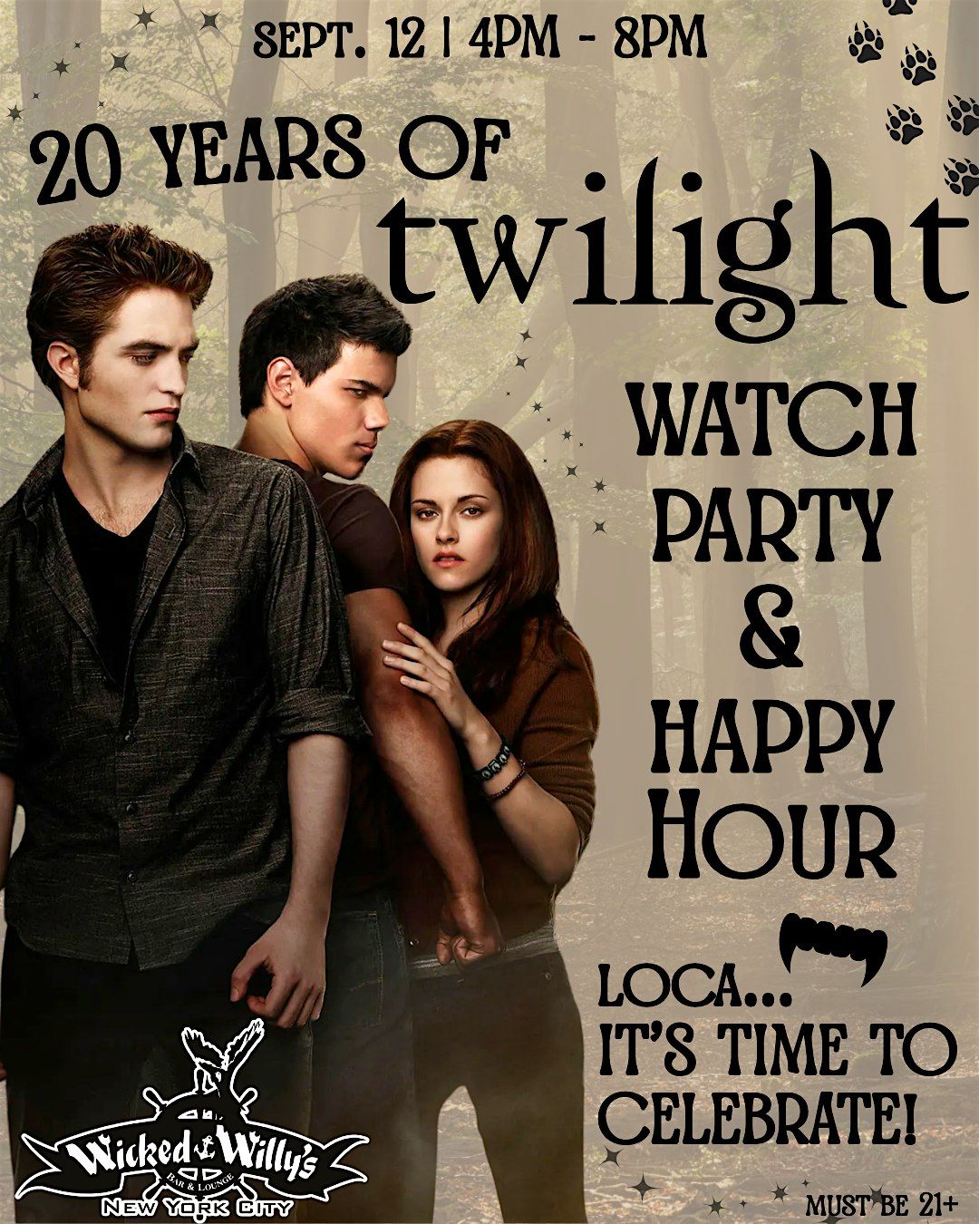 Twilight Watch Party and Happy Hour