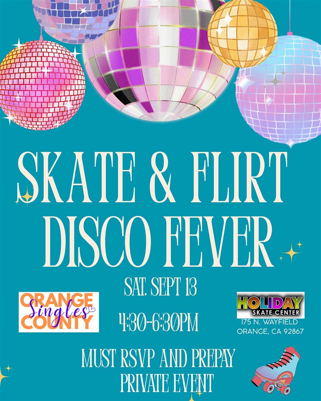 Singles Skate & Flirt Disco Fever!