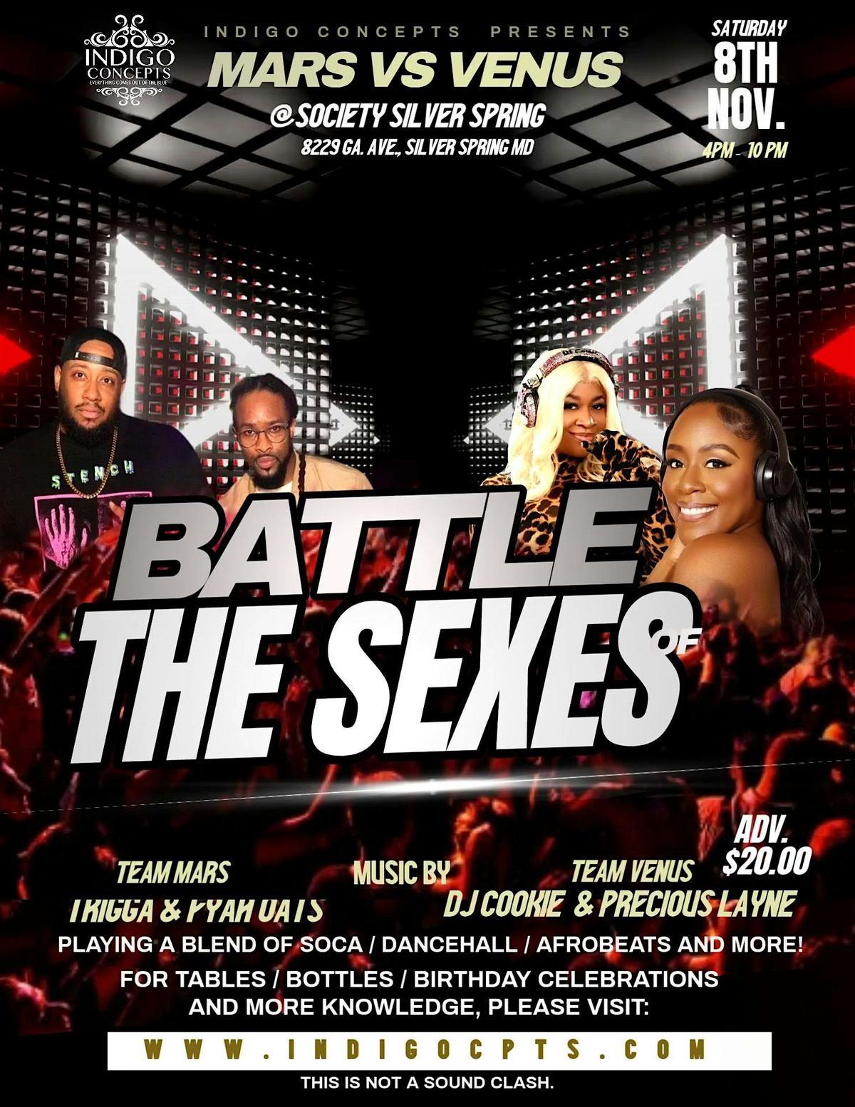 BATTLE OF THE SEXES  - Mars versus Venus