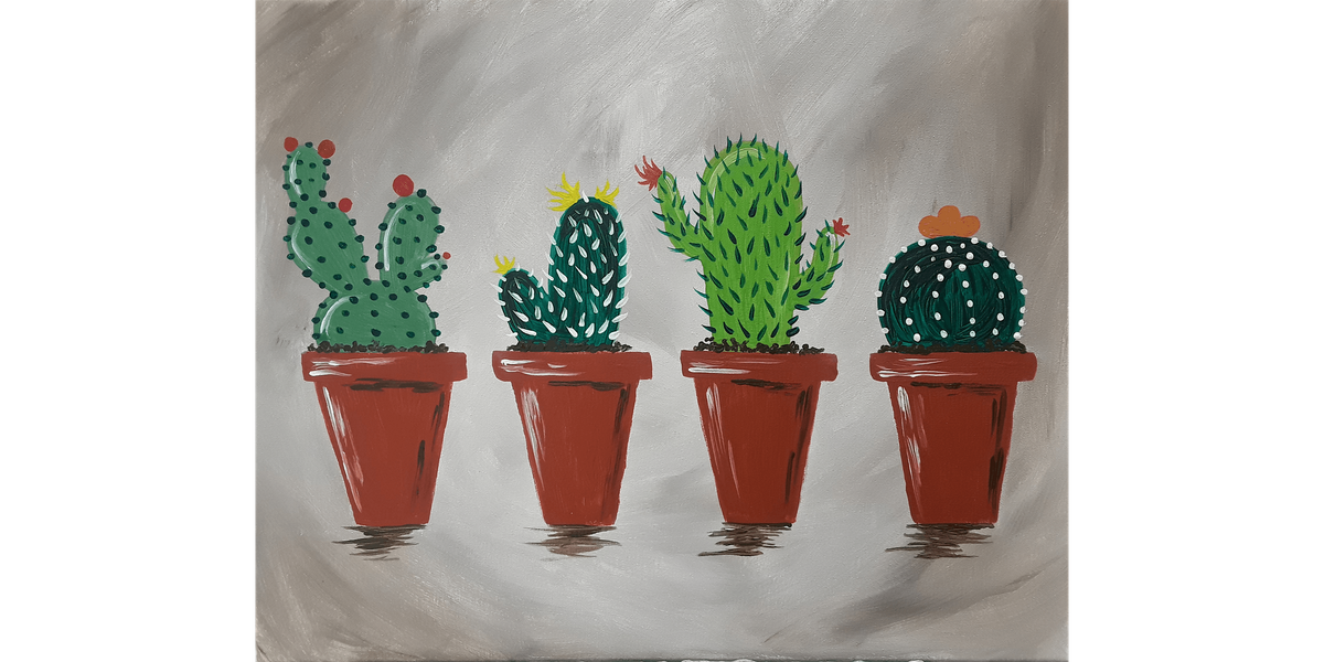 Prickly Bunch - Paint and Sip in Houston | Classpop!\u2122