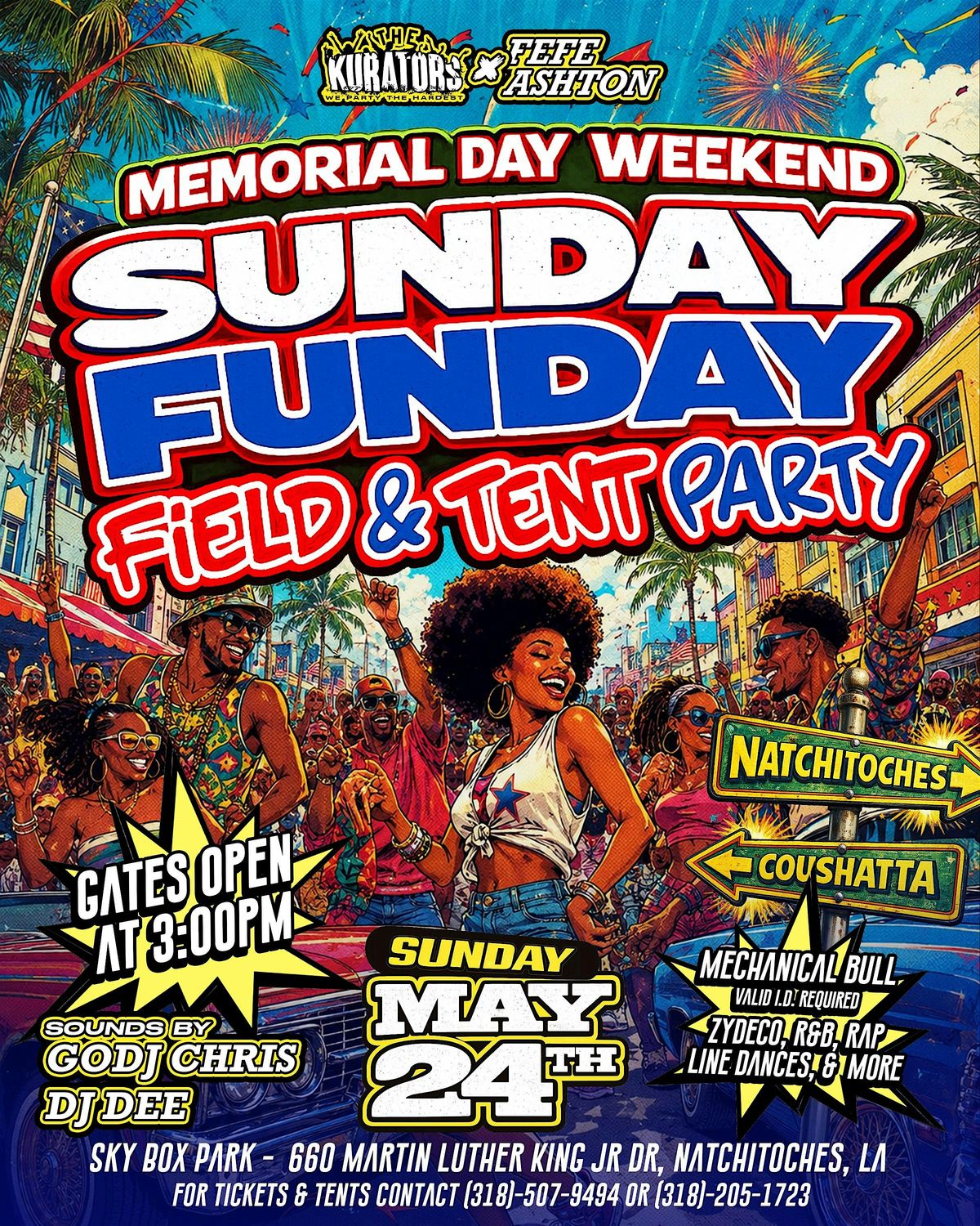 SUNDAY FUNDAY FIELD & TENT DAY PARTY
