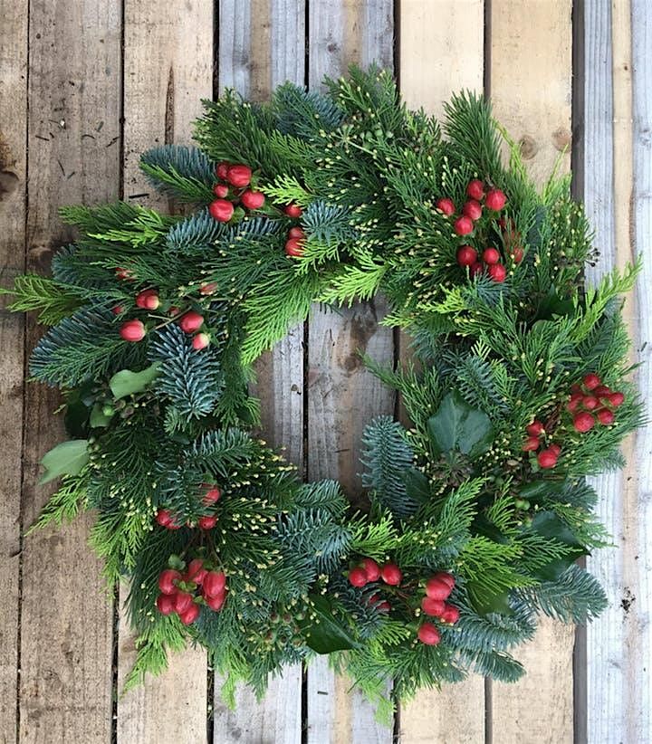 Fresh Holiday Wreath Workshop -Pine Lane Nursery - Session #2