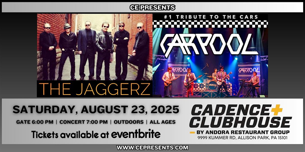 The Jaggerz & Carpool - #1 Tribute to The Cars