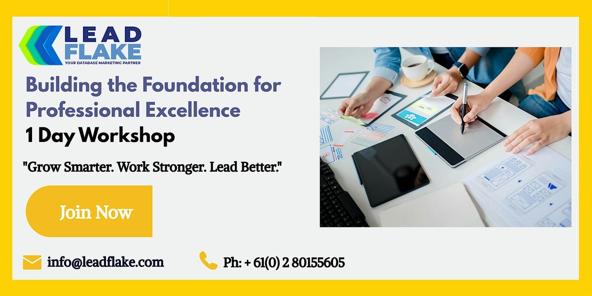 Foundations of Professional Success - Workshop in Wellington