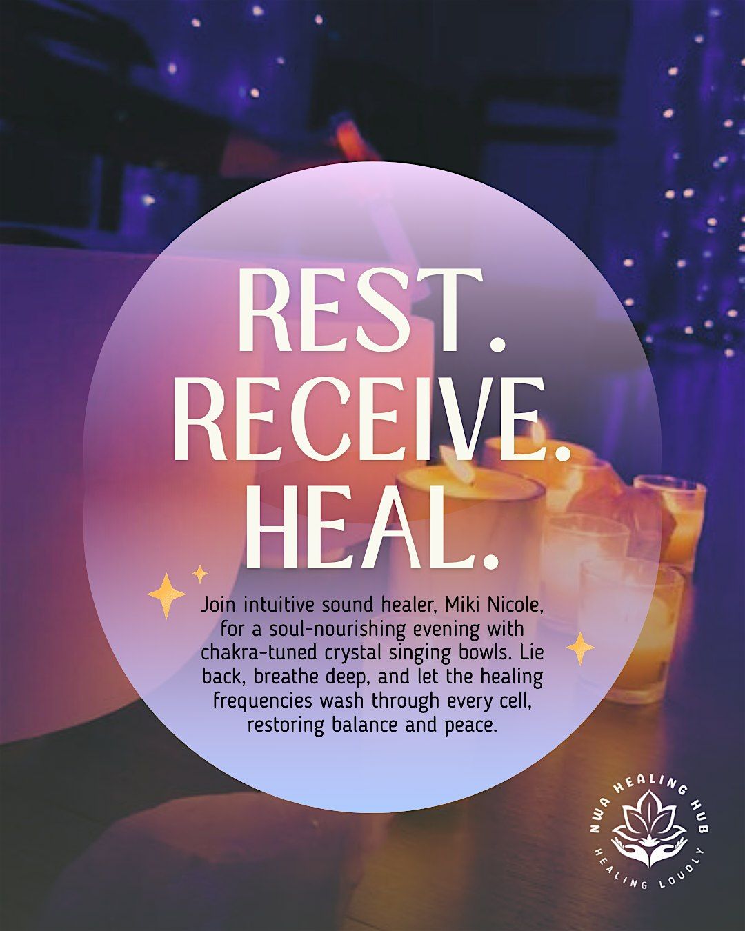 Rest & Receive | Vibrational Healing for Mind, Body & Spirit