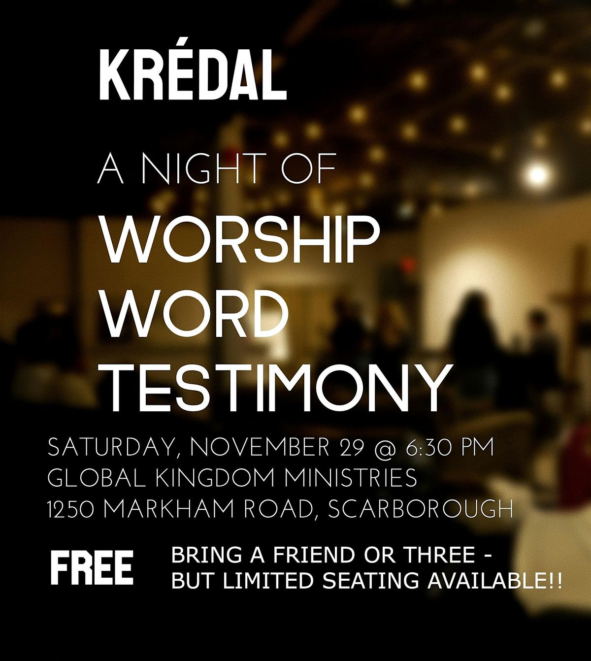 Kr\u00e9dal - WORSHIP WORD TESTIMONY