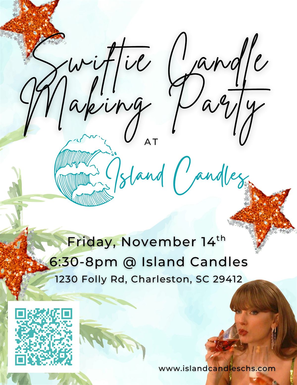 Taylor Swift Candle Making Class