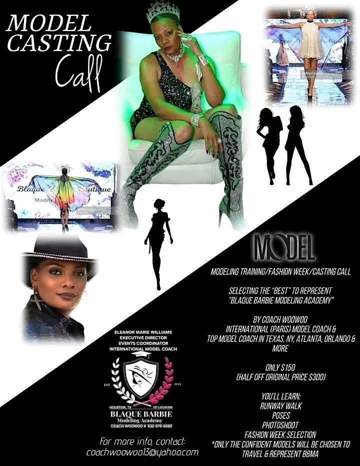CASTING CALL 4 TRAINING FOR NYFW 2026