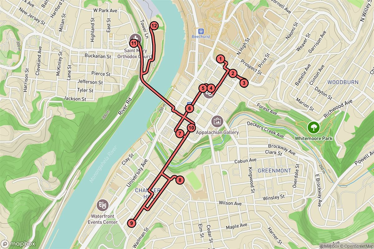 Morgantown Audio Tour: Echoes of First Ward\u2014History, Art, and Legends