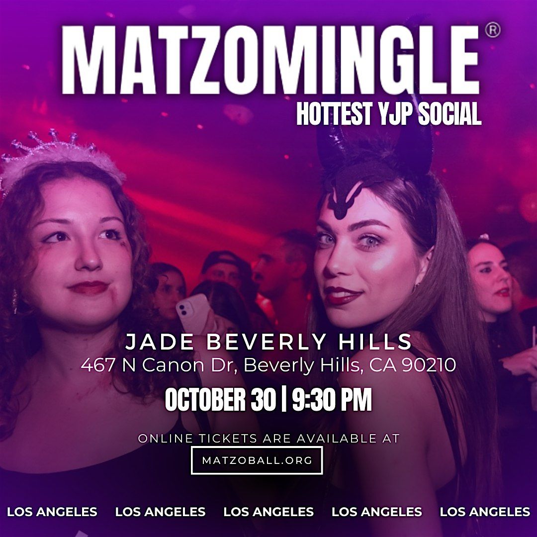Matzomingle: Halloween Edition @ Los Angeles