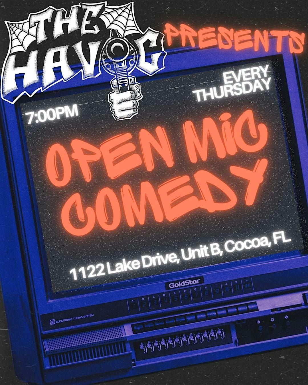 The Havoc Open Mic Stand Up Comedy Night