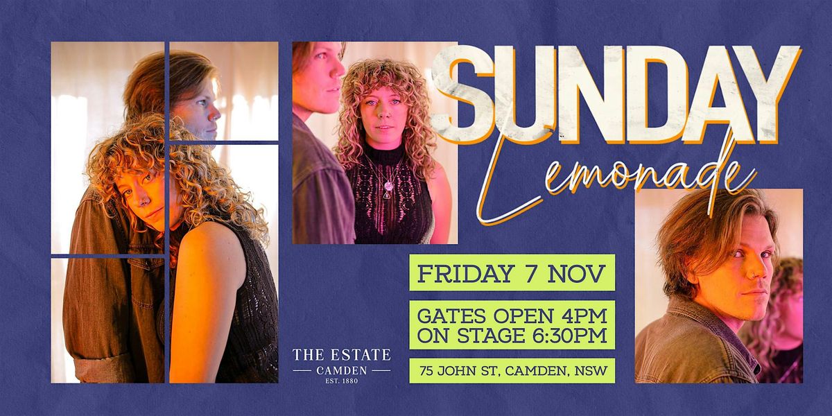 Sunday Lemonade: Live Music Event in Camden NSW