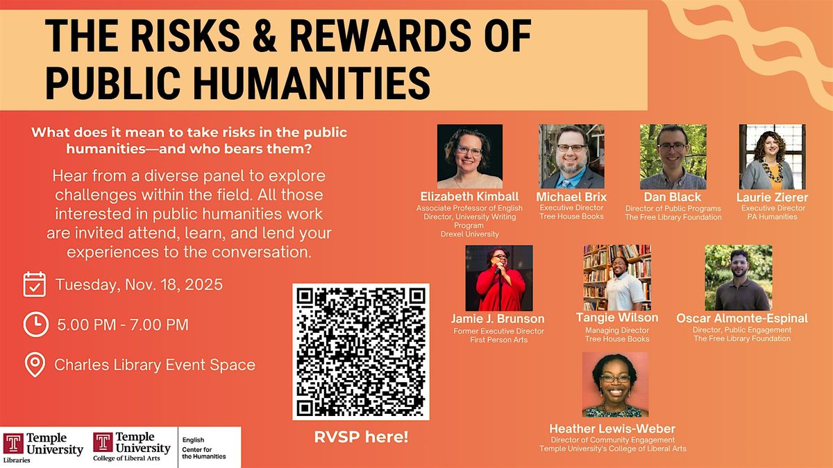 The Risks & Rewards of Public Humanities