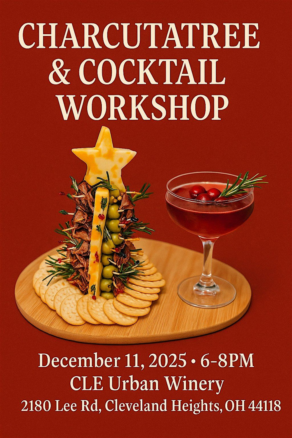 Charcutatree and Cocktails Workshop