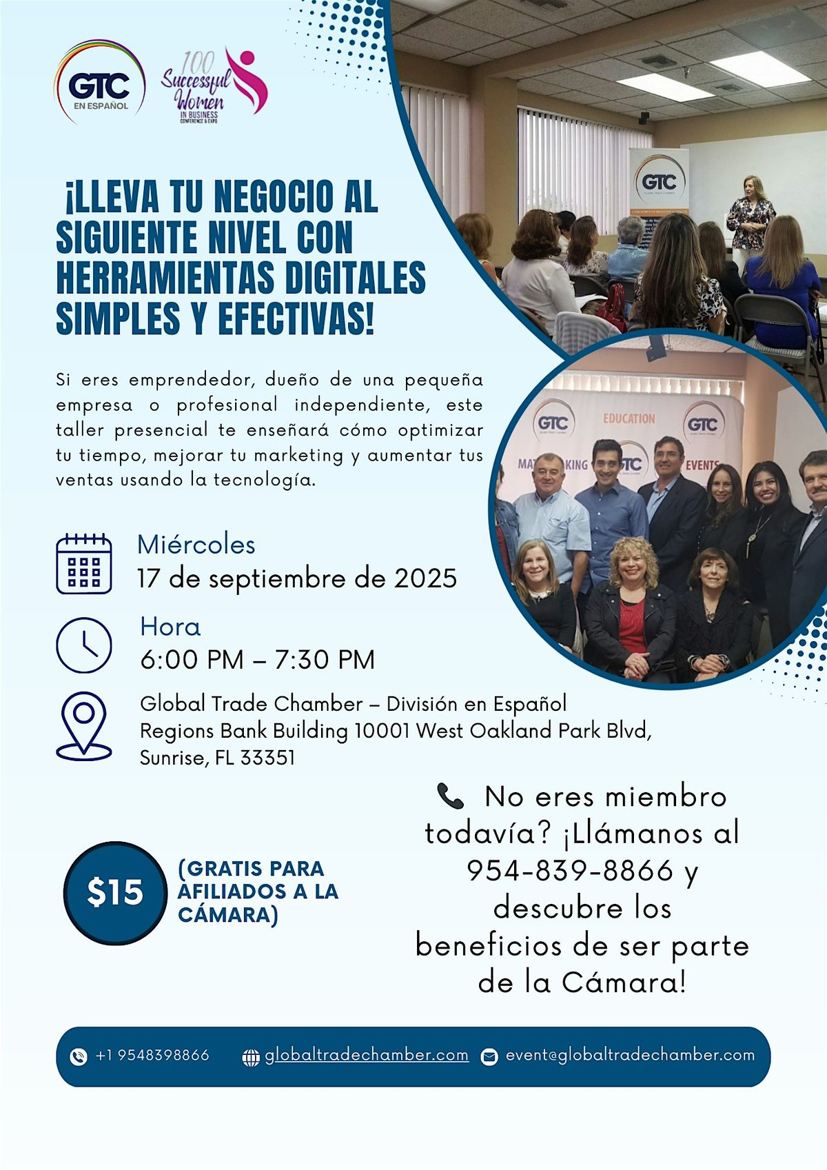 Impulsa tu negocio con herramientas digitales simples y efectivas.