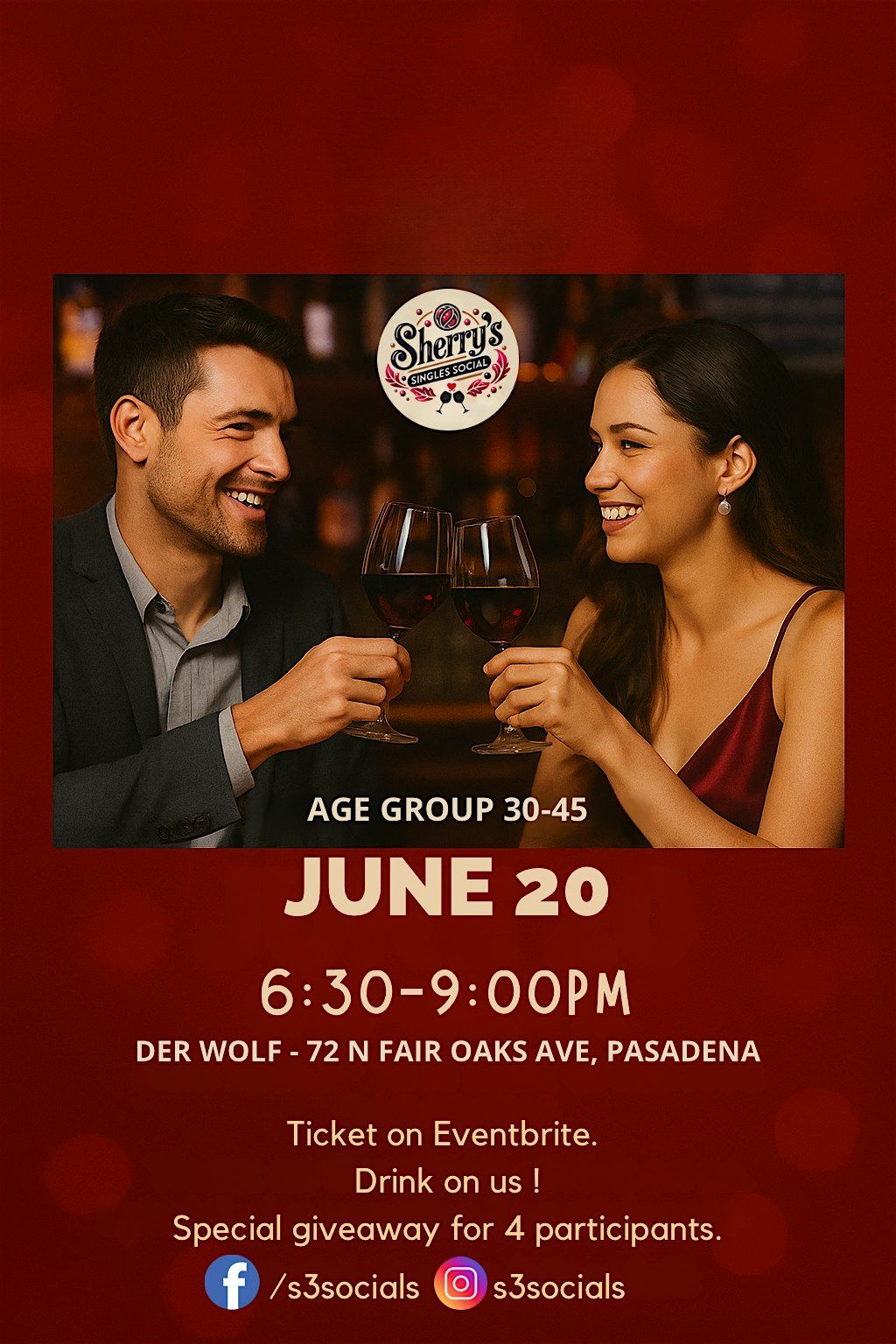 S3 Speed Dating (30\u201350) \u2013 Aug 29