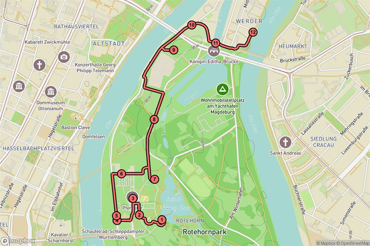 Magdeburg Audio Tour: Riverside Wonders and Werder\u2019s Historic Treasures