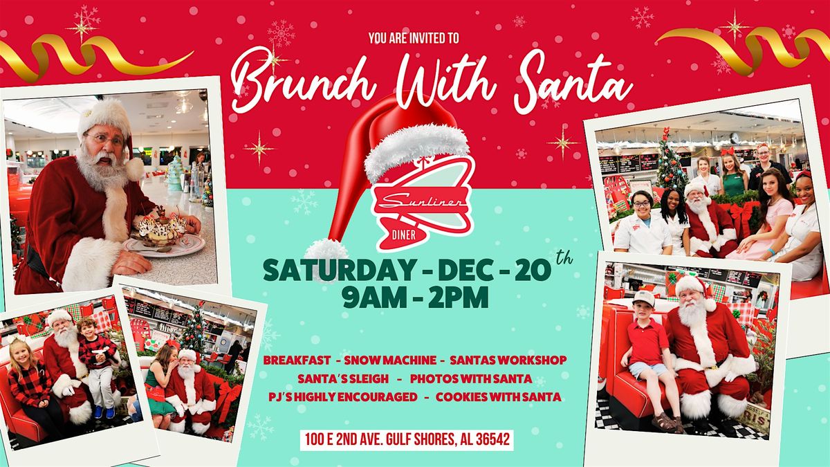Interactive Santa Brunch at Sunliner Diner Gulf Shores