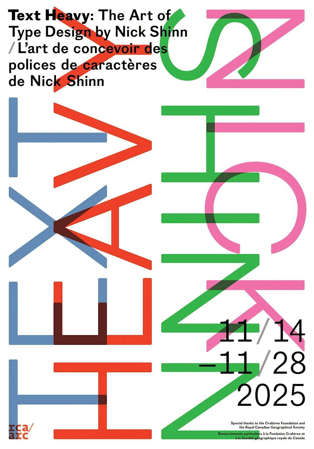 VERNISSAGE \/OPENING: 'TEXT HEAVY: THE ART OF TYPE DESIGN BY NICK SHINN'