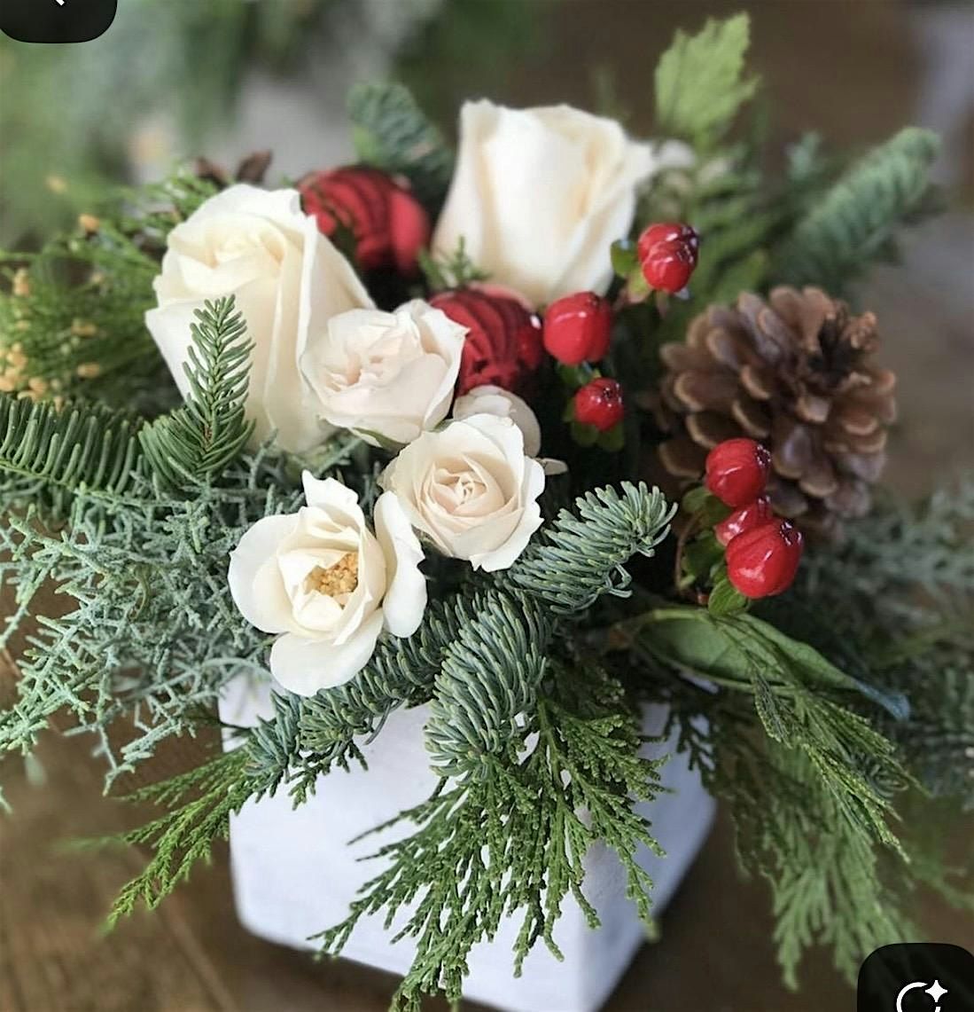 Holiday and Winter Inspired Arrangement Workshop