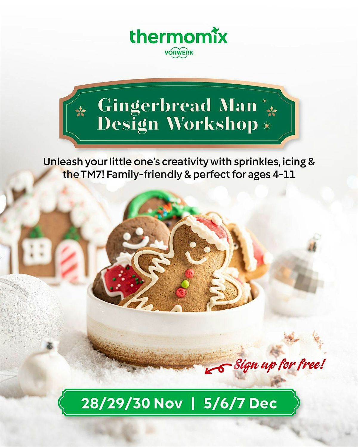 Thermomix Gingerbread Man Design Workshop