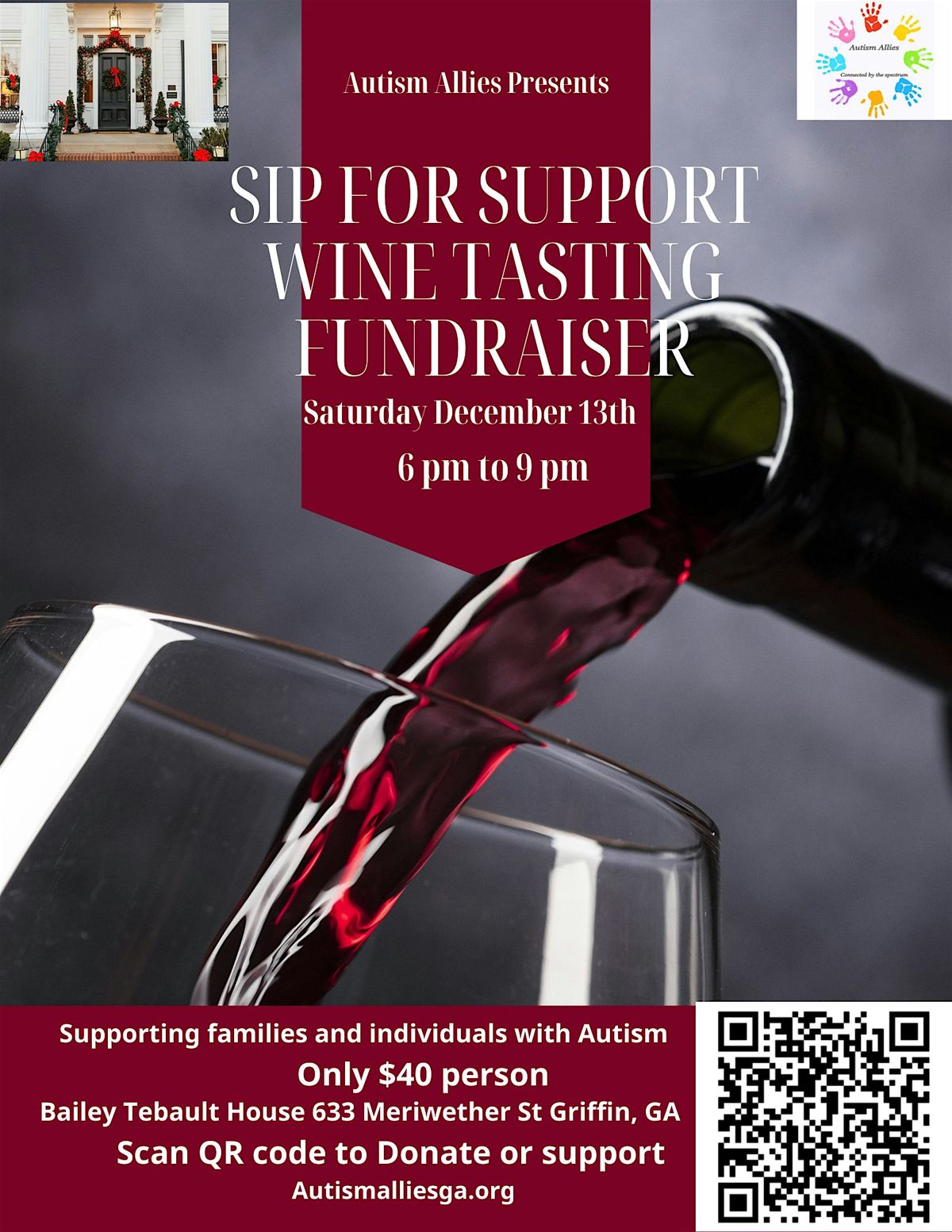 Sip for Support Wine Tasting Fundraiser for Autism