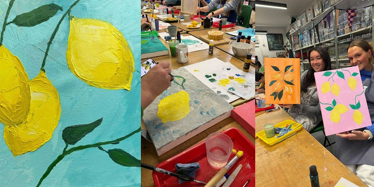 Lemon Painting Workshop with Lemon Treats