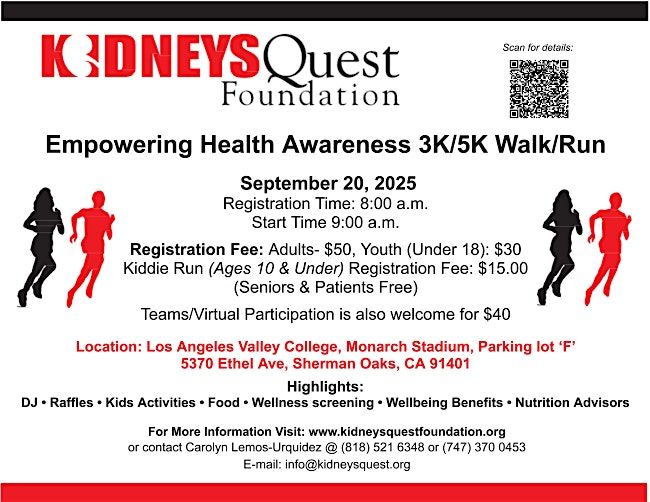 Empowering Health Awareness 3K\/5K Walk\/Run